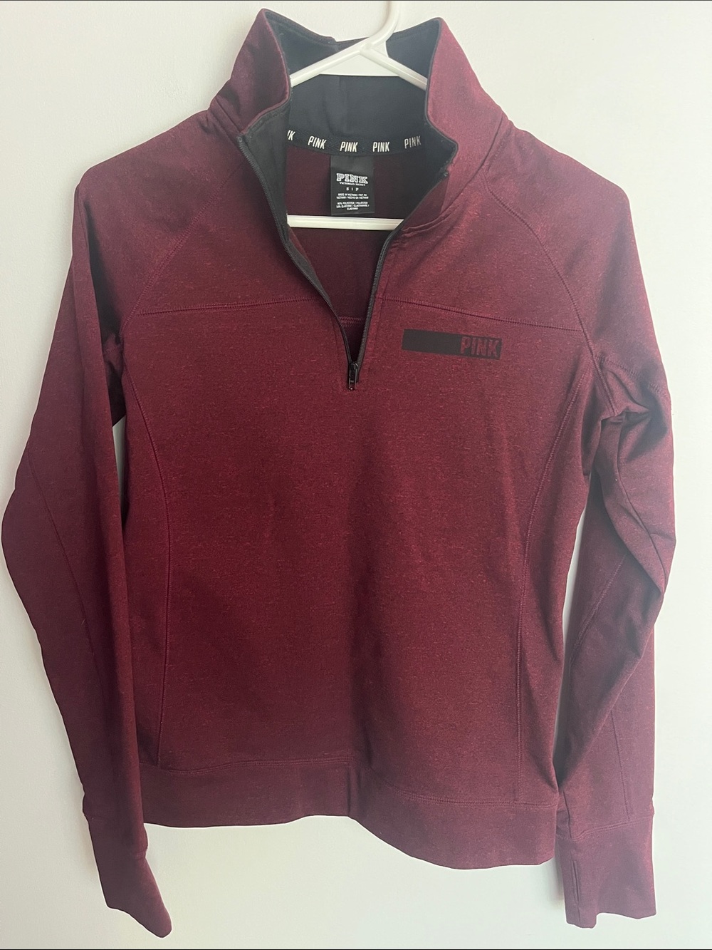 Victorias Secret Pink Quarter Zip Size Small